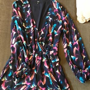 Lucca size S multicolor romper worn once!